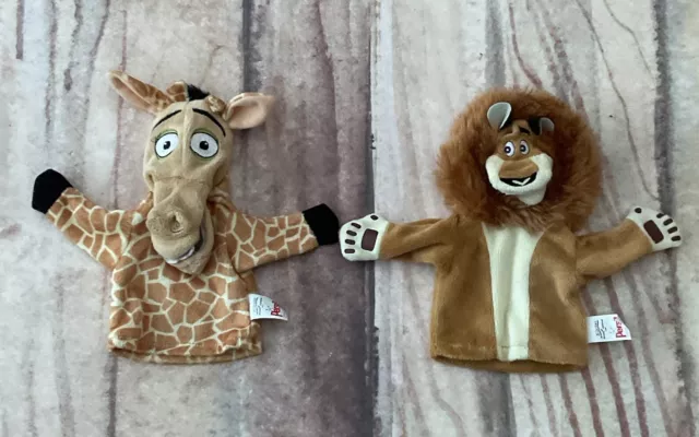 Persil Madagascar2 Alex the lion & Melman the  Giraffe glove puppet 2008