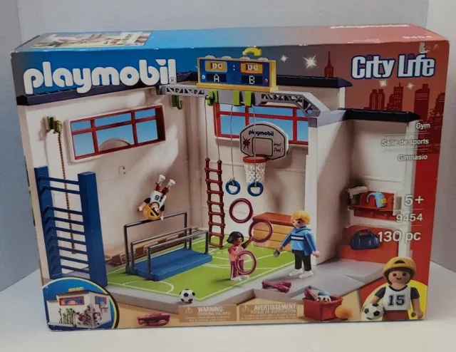 hende Pearly væv PLAYMOBIL CITY LIFE #9454 School Gym New Factory Sealed 130 Pieces $57.95 -  PicClick