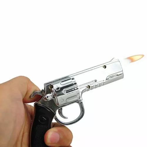 # Electric Shock Pistol Gun Cigarette Lighter Funny Trick Joke Prank