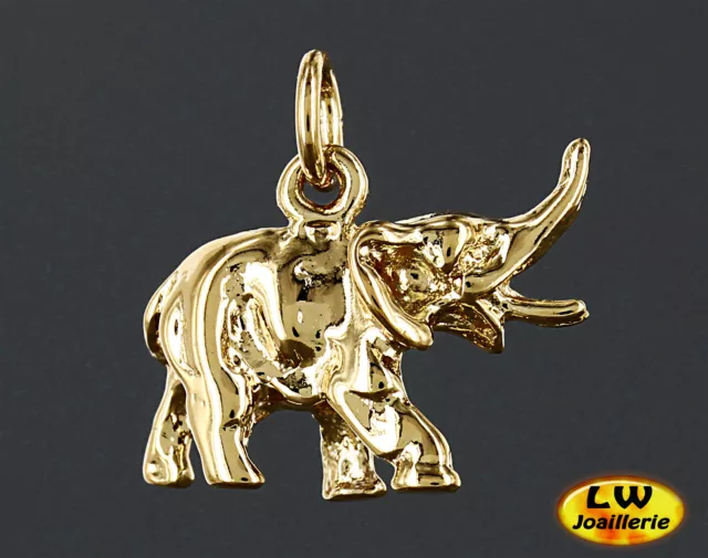 Pendentif  ELEPHANT en 3D - Pendant 3D ELEPHANT