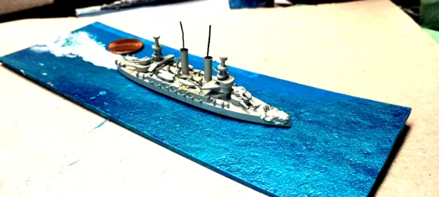 WWI 1: 1250  Neptun GERMAN SMS Dreadnaught Battlecruiser  Metal Diecast