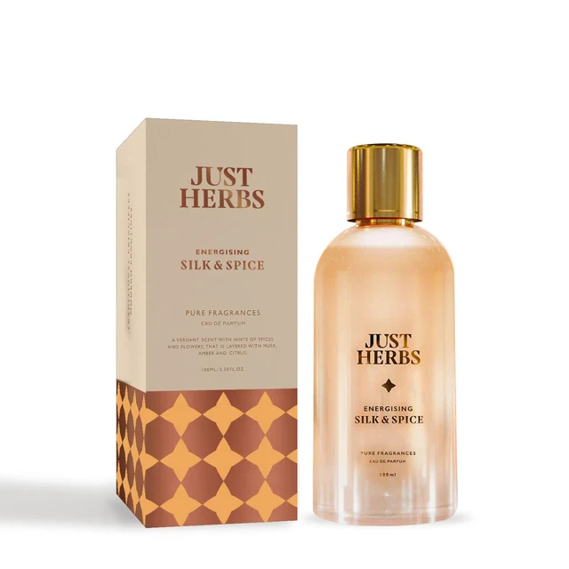 Just Herbs Silk &Spice UNISEX 100ML EDP BESTSELLER FRAGRANCE PERSONAL USE & GIFT