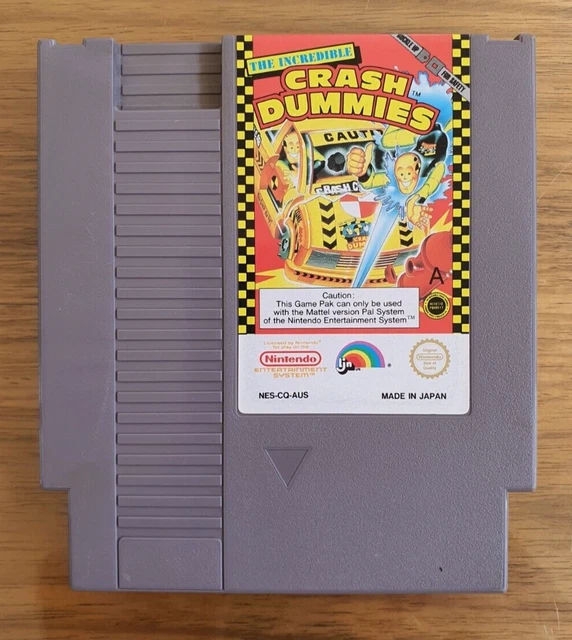 The incredible discount crash dummies nes