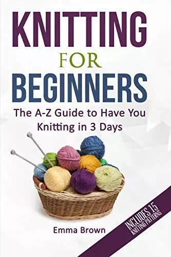 CHILDRENS Knitting Kit BEGINNERS LEARN TO KNIT Wool Needles Patterns CARRY  CASE