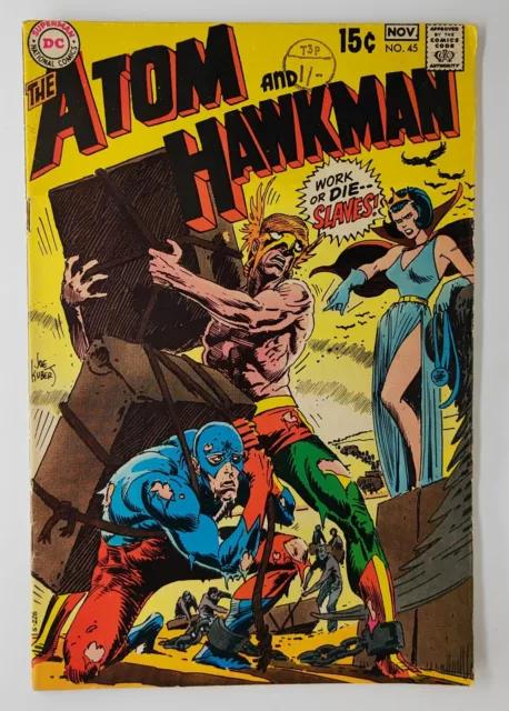 Atom and Hawkman #45 FN Final Issue 1969