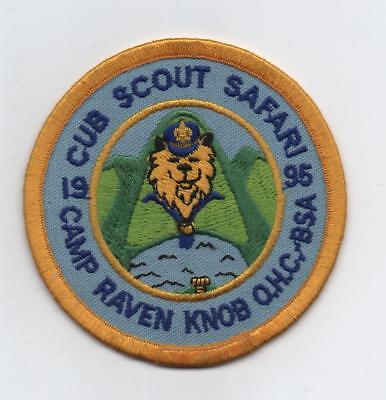 Camp Sale: 1995 Camp Raven Knob, Cub Scout Safari (Old Hickory Council) Patch