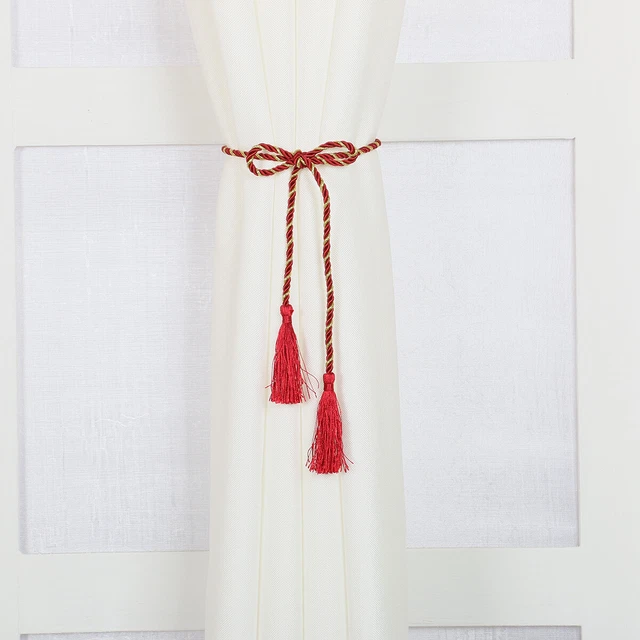 Window Curtain Rope Tie Backs Tiebacks Living Room Bedroom Tassel Ornament Decor