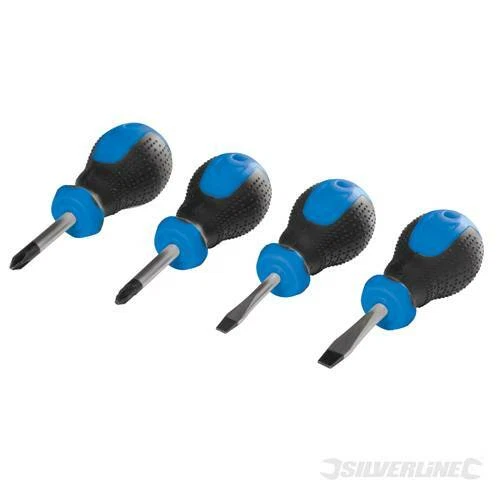 Silverline Stubby Tournevis Ensemble 4pce