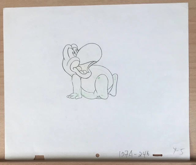 Super Mario Brothers Original Animation Art Drawing DIC Ent