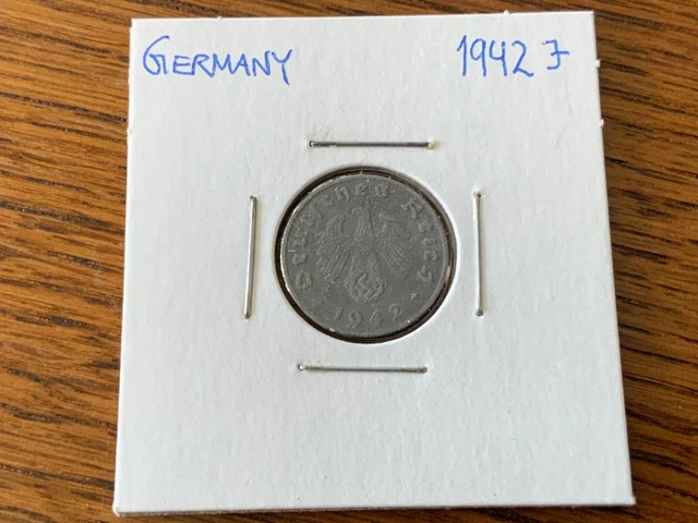 Third Reich - 1 Pfennig - 1942 J- Nice Coin