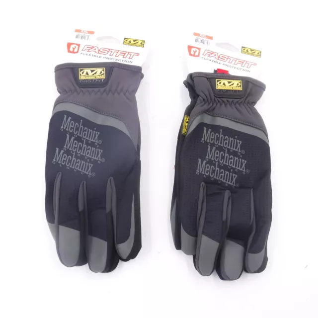 2 Pairs Mechanix Wear Fast Fit Flexible Protection Gloves XXL MFF-05-012