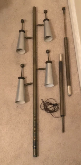 Raymond Loewy - Stiffel Atomic Futura (Mcm) Mid Century Modern Tension Pole Lamp Raymond Loewy - Stiffel Atomic Futura (Mcm) Mid Century Modern Tension Pole Lamp