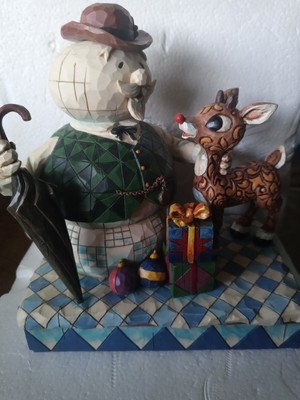jim shore rudolph and sam the snowman