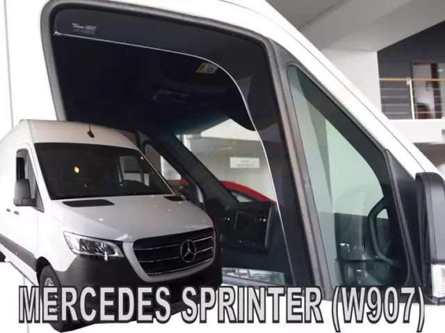 MERCEDES SPRINTER III 2017-heute 2 Teile Windabweiser HEKO Regenabweiser