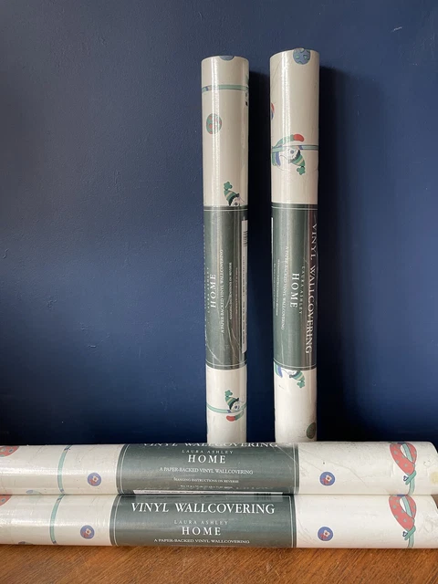 Laura Ashley Vintage Wallpaper  X5 Rolls Same Batch Code “Circus” Nursery