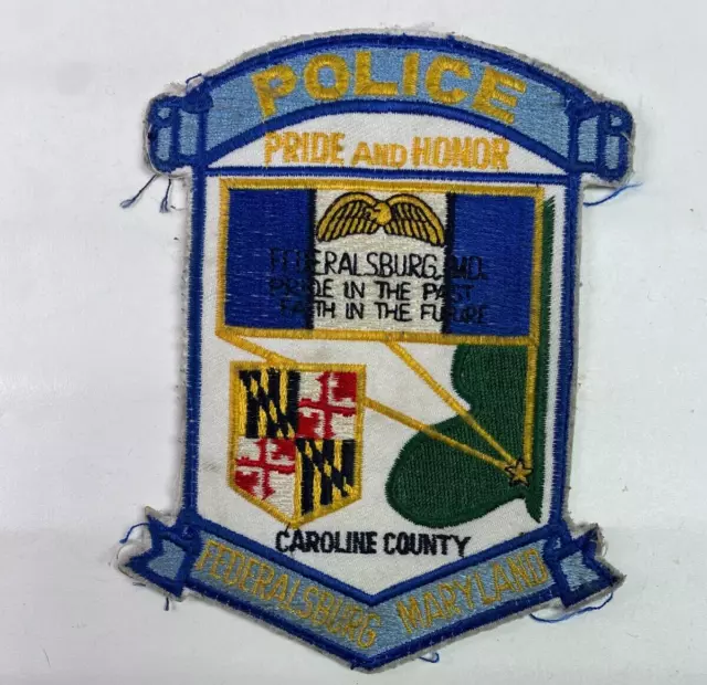 Federalsburg Police Caroline County Maryland MD Patch J8