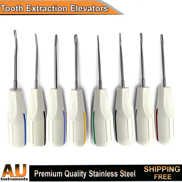 DENTAL ELEVATORS TOOTH Extraction Extracting Luxation Root Canal ...