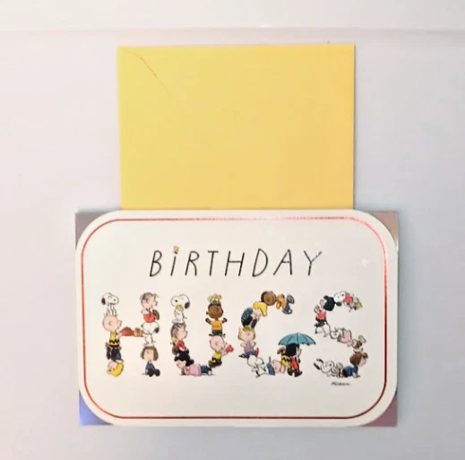 HALLMARK PEANUTS SNOOPY Woodstock Charlie Brown and the Gang Birthday