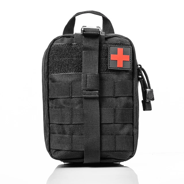 Outdoor Camping Survival First Aid Bag Military Tactical Medical Emergency Pouch