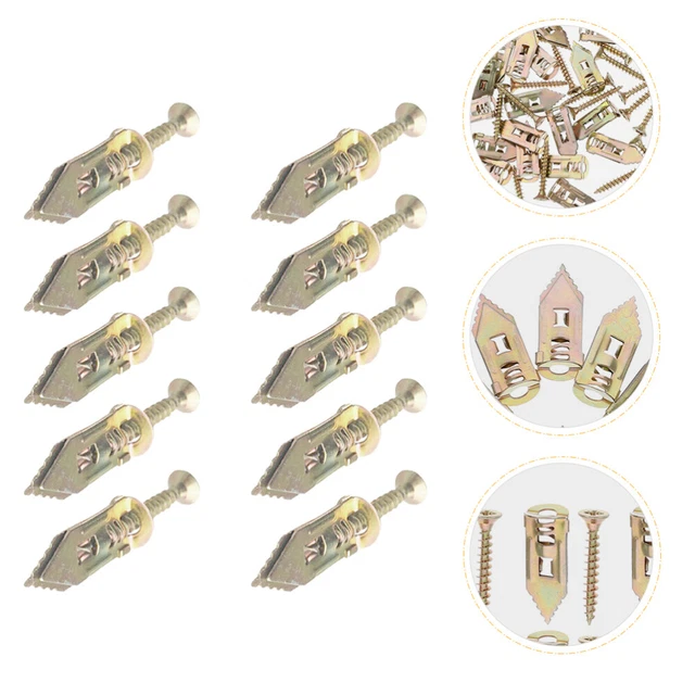 Set 35 Viti E Tappi Per Cartongesso - Fissaggio Solido Per Tendaggi, Lampade E Mensole - Foto 8