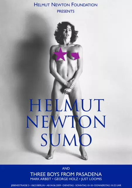 Helmut Newton, Sumo-Original Ausstellungsposter