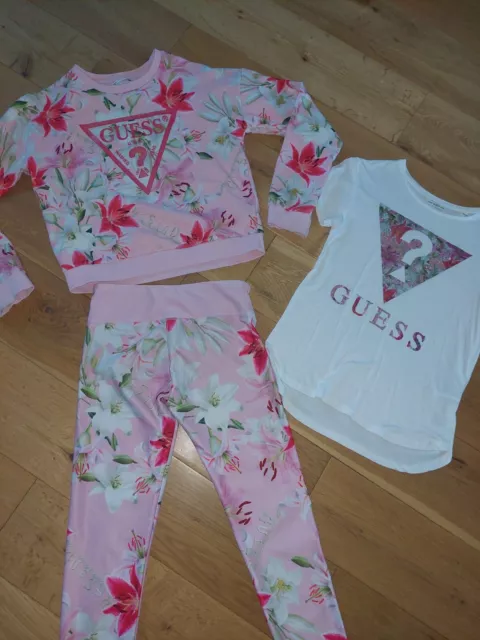 Guess girls outfit/set 3 piece age 10 years.  girls designer clothing