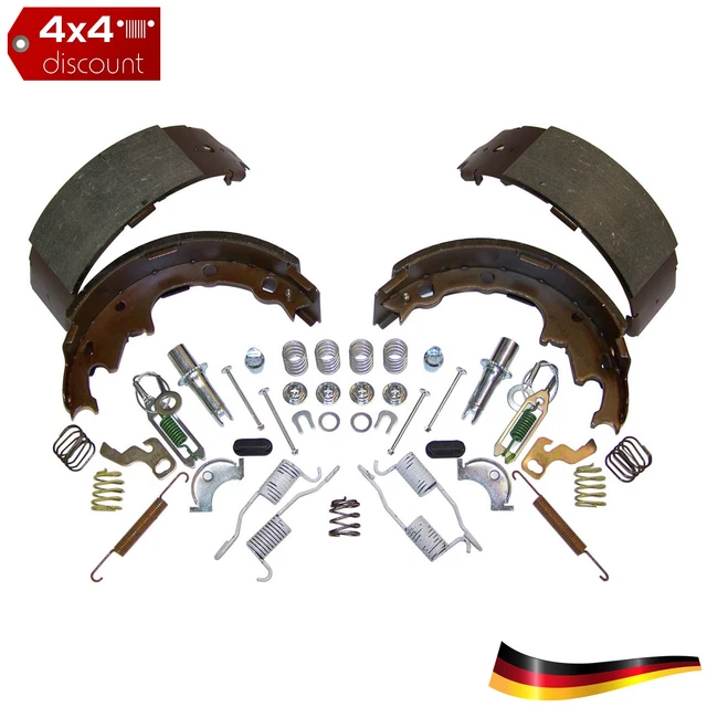 Brake Shoe Service Kit, arrière Jeep Comanche MJ 1990/1992 (2.1 L 2.5 L 4.0 L)