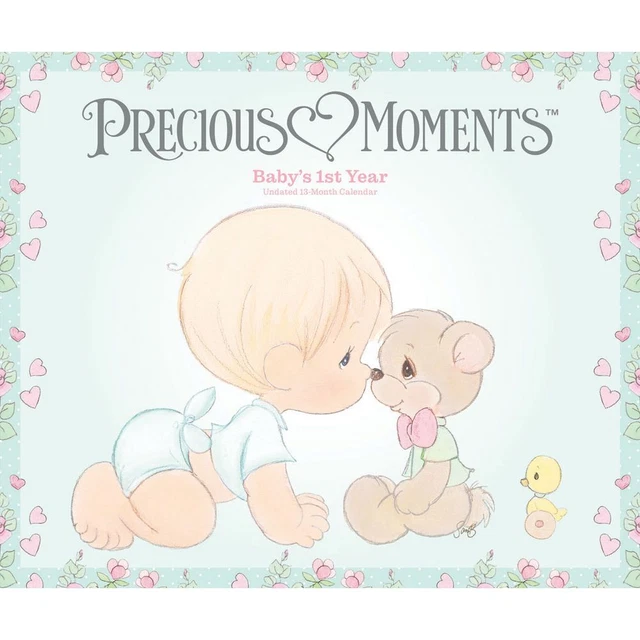 CAROUS, PRECIOUS Moments Babys 1st Year 2024 Wall Calendar 17.34