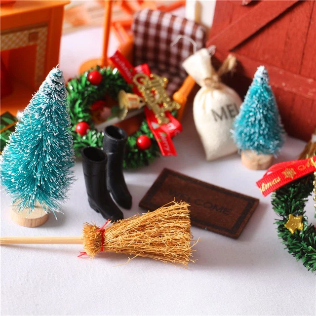 Dollhouse Accessories Miniature Model Decoration for Doll House Christmas Decor