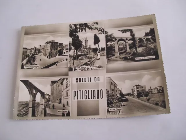 Grosseto - Saluti da Pitigliano - spedita f. g. 1962