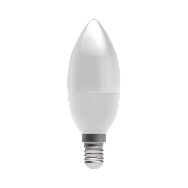 5 x Bell Candle  4W=25W LED Opal SES E14 Warm White Non Dimmable Light Bulb