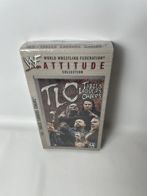 WWE/WWF TLC: Tables Ladders Chairs VHS 2000 Dudleyz Hardy Boyz Edge + Christian
