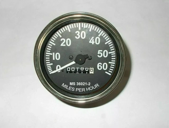 Compteur De Vitesse Pour Jeep Willys CJ2A CJ3A CJ3B (1945-1958) - 0-60 MPH, 12V
