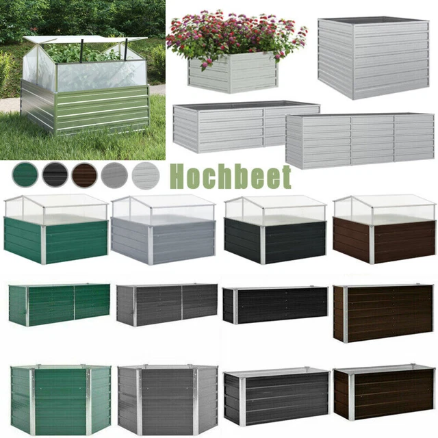 Myheimly Hochbeet Pflanzkübel Pflanzbeet Gemüsebeet Gartenbeet Frühbeet