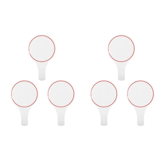6 Stk Requisiten für Quizspiele Quiz-Requisiten Daumen hoch und runterpaddel
