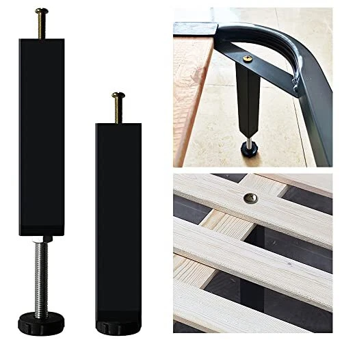 Adjustable Height Bed Frame Replaces Support Legs Heavy Duty Bed Center Frame