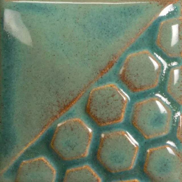 Mayco Elements Glaze, El-130 Sea Green, Semi-Opaque, Pint