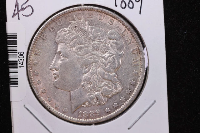 1889 Morgan Silver Dollar, Affordable Circulated Coin, Store Sale #14306