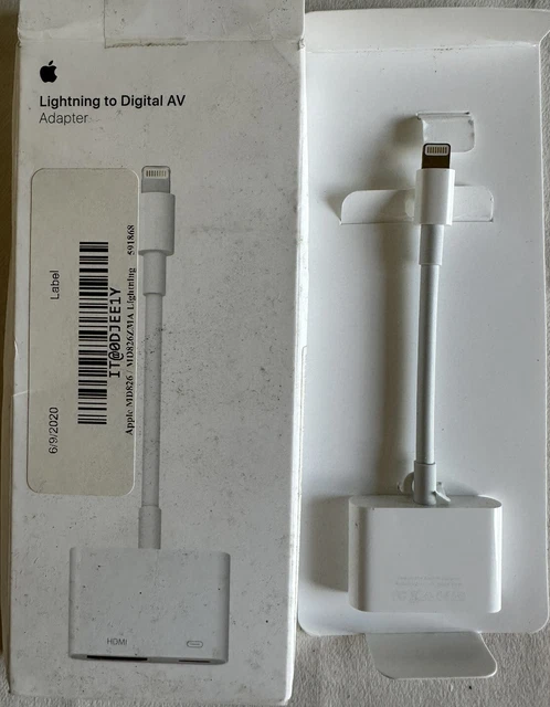 Apple Lightning to HDMI Digital AV Adapter MD826AM/A A1438