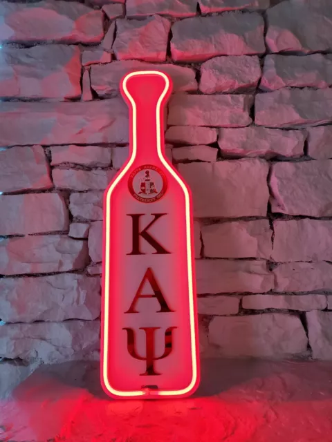 Kappa Alpha Psi LED Wooden Paddle
