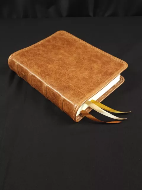 Premium Leather Bible - ESV Single Column Journaling Bible in Brown Sheepskin Premium Leather Bible - ESV Single Column Journaling Bible in Brown Sheepskin