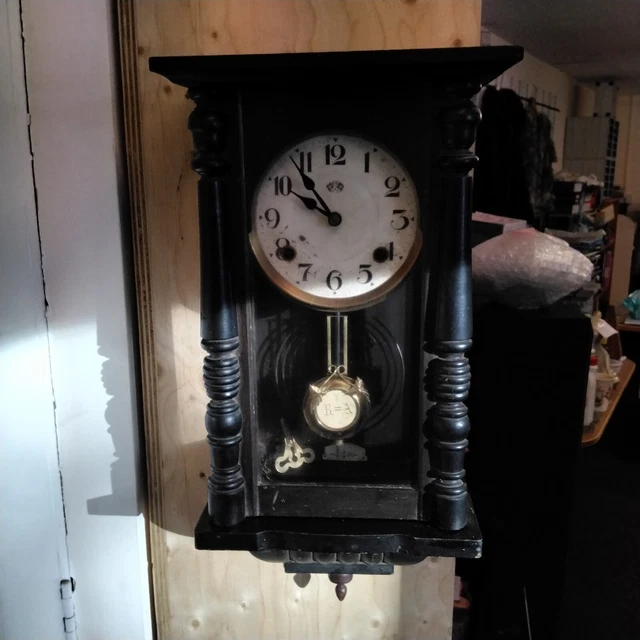 ANTIQUE RA PENDULUM 21 Inch Chiming Wall Clock 91.79 PicClick AU