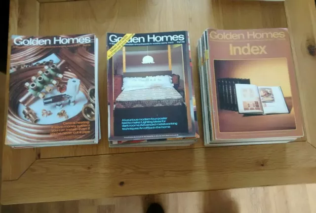 Golden Homes Complete set of 98 DIY magazines by Marshall Cavendish