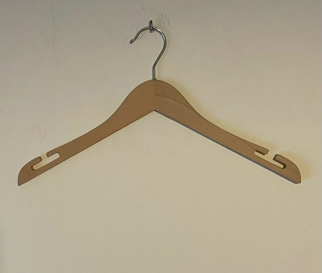 Grucce in legno per abiti e maglie (20 pezzi)