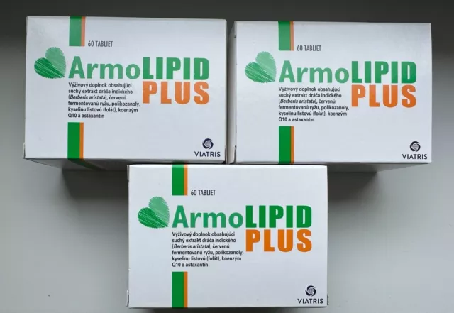 ARMOLIPID Plus 180 Comprimidos - ¡Ayuda a Controlar el Colesterol y los...