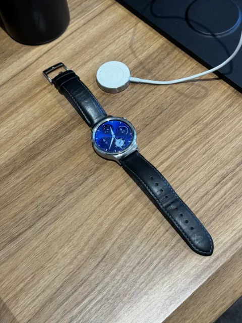 HUAWEI SAPPHIRE SMART Watch 42mm Black Leather Strap Sport Strap