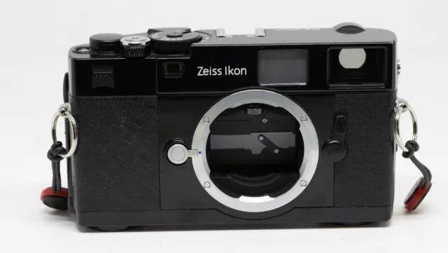 Zeiss Ikon ZM 35mm Leica M Mount Rangefinder Camera Body (Custom black leather)