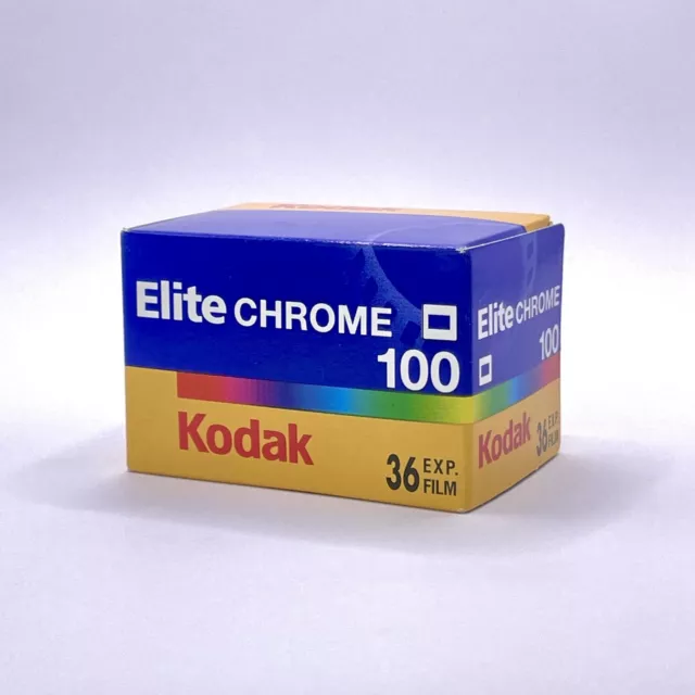 (1 Rullino) Kodak 100 Elite Chrome 35mm Analogica Rullino Diapositiva Lomography