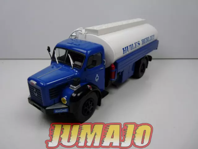 BER39 CAMIONS 1/43 Hachettes IXO BERLIET GLR8 M2 Citerne Huiles Berliet 1960