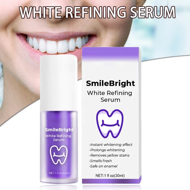 White Refining Serum Teeth Whitening Purple Toothpaste Tooth Stain B